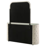  Coaster Furniture Sonya 360113M 6-drawer Upholstered Bedroom Dresser with Mirror - Ivory IMAGE 10