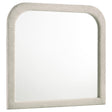  Coaster Furniture Sonya 360114 Upholstered Bedroom Dresser Mirror - Ivory IMAGE 1