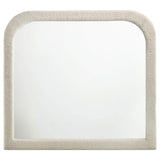  Coaster Furniture Sonya 360114 Upholstered Bedroom Dresser Mirror - Ivory IMAGE 2