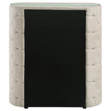  Coaster Furniture Sonya 360115 5-drawer Upholstered Bedroom Chest - Ivory IMAGE 7
