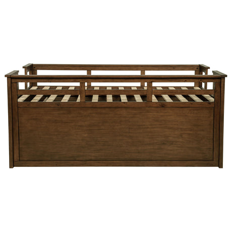  Coaster Furniture Carlsbad 400716T Wood Twin Captains Bed With Trundle - Medium Brown IMAGE 12