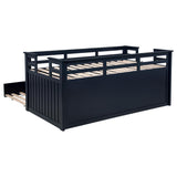  Coaster Furniture Carlsbad 401980T Wood Twin Captains Bed With Trundle - Navy Blue IMAGE 15
