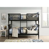  Coaster Furniture Abram 460061BLKT Windsor Twin Over Twin Wood Bunk Bed with Ladder - Black IMAGE 10