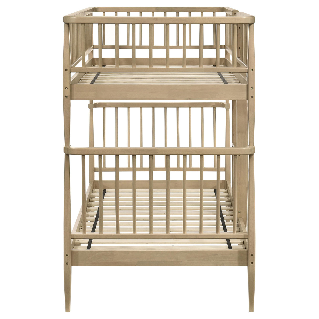  Coaster Furniture Abram 460061T Windsor Twin Over Twin Wood Bunk Bed with Ladder - Almond IMAGE 5