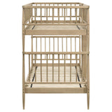  Coaster Furniture Abram 460061T Windsor Twin Over Twin Wood Bunk Bed with Ladder - Almond IMAGE 5