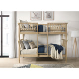  Coaster Furniture Abram 460061T Windsor Twin Over Twin Wood Bunk Bed with Ladder - Almond IMAGE 6