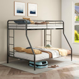  Coaster Furniture Carson 460340BLK Metal Twin Over Full Bunk Bed - Glossy Black IMAGE 6