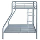  Coaster Furniture Carson 460340SVR Metal Twin Over Full Bunk Bed - Glossy Silver IMAGE 8