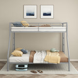  Coaster Furniture Carson 460340SVR Metal Twin Over Full Bunk Bed - Glossy Silver IMAGE 9