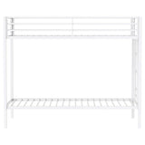  Coaster Furniture Alevera 460361WHT Metal Twin Over Twin Bunk Bed with Ladder - White IMAGE 6