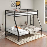  Coaster Furniture Alevera 460365BLK Metal Twin Over Full Bunk Bed with Ladder - Black IMAGE 6