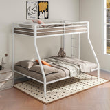  Coaster Furniture Alevera 460365WHT Metal Twin Over Full Bunk Bed with Ladder - White IMAGE 5