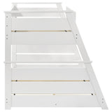  Coaster Furniture Holden 460593WHT Wood Veneer Twin Over Full Bunk Bed - White IMAGE 10
