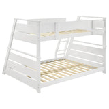  Coaster Furniture Holden 460593WHT Wood Veneer Twin Over Full Bunk Bed - White IMAGE 7