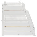  Coaster Furniture Holden 460593WHT Wood Veneer Twin Over Full Bunk Bed - White IMAGE 9