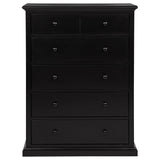  Coaster Furniture Sumerlin 460595BLK 6-drawer Bedroom Chest - Black IMAGE 10