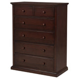  Coaster Furniture Sumerlin 460595CAP 6-drawer Bedroom Chest - Cappuccino IMAGE 2
