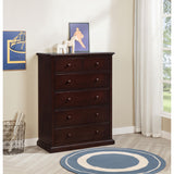  Coaster Furniture Sumerlin 460595CAP 6-drawer Bedroom Chest - Cappuccino IMAGE 4