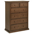  Coaster Furniture Sumerlin 460595WAL 6-drawer Bedroom Chest - Medium Brown IMAGE 1