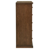  Coaster Furniture Sumerlin 460595WAL 6-drawer Bedroom Chest - Medium Brown IMAGE 5