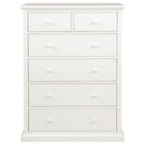  Coaster Furniture Sumerlin 460595WHT 6-drawer Bedroom Chest - White IMAGE 12