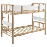  Coaster Furniture Dakota 461171 Wood Twin Over Twin Bunk Bed - Natural IMAGE 10