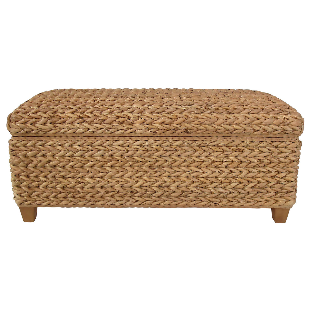  Coaster Furniture Laughton 500215NTL Hand-Woven Banana Leaf Storage Bench - Natural IMAGE 10