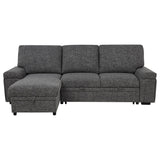  Coaster Furniture Demko 500355 Sleeper Sectional Sofa with Speaker and Storage Chaise - Granite IMAGE 18