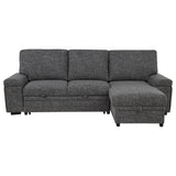  Coaster Furniture Demko 500355 Sleeper Sectional Sofa with Speaker and Storage Chaise - Granite IMAGE 5