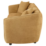  Coaster Furniture Aleisha 503061 Fabric Upholstered Sofa - Mustard Yellow IMAGE 5