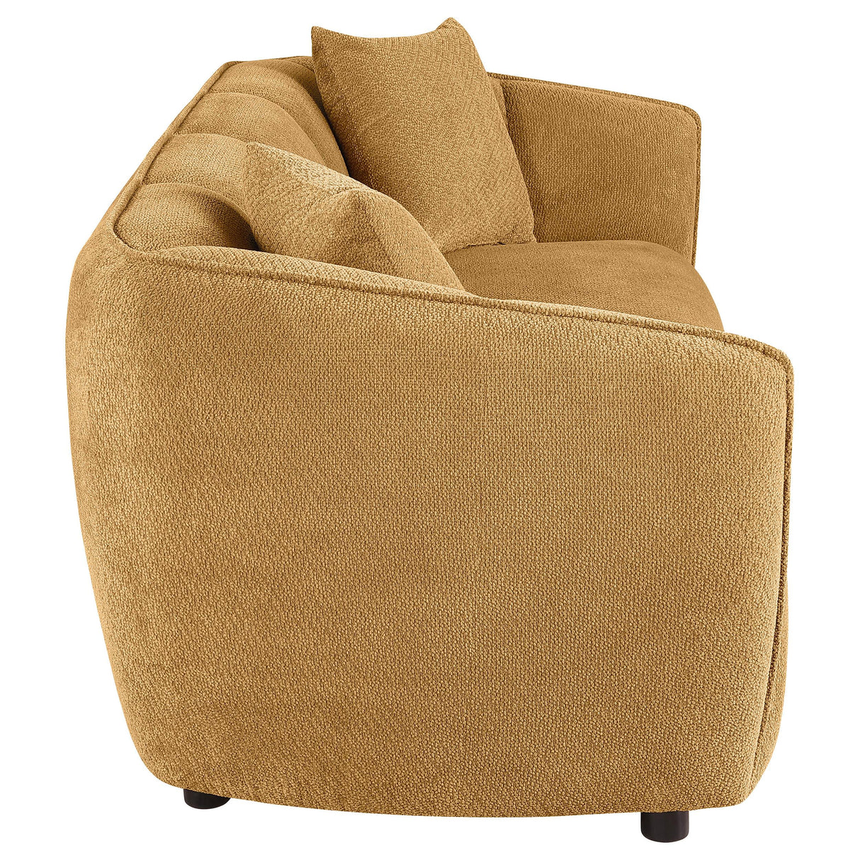  Coaster Furniture Aleisha 503061 Fabric Upholstered Sofa - Mustard Yellow IMAGE 7