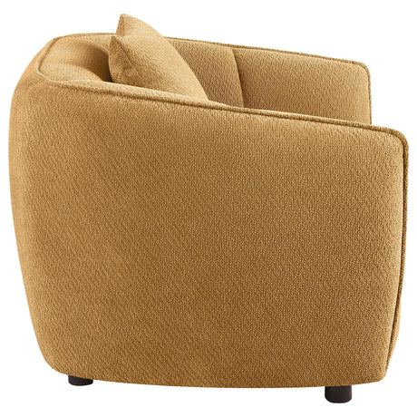  Coaster Furniture Aleisha 503063 Fabric Upholstered Accent Chair - Mustard Yellow IMAGE 8