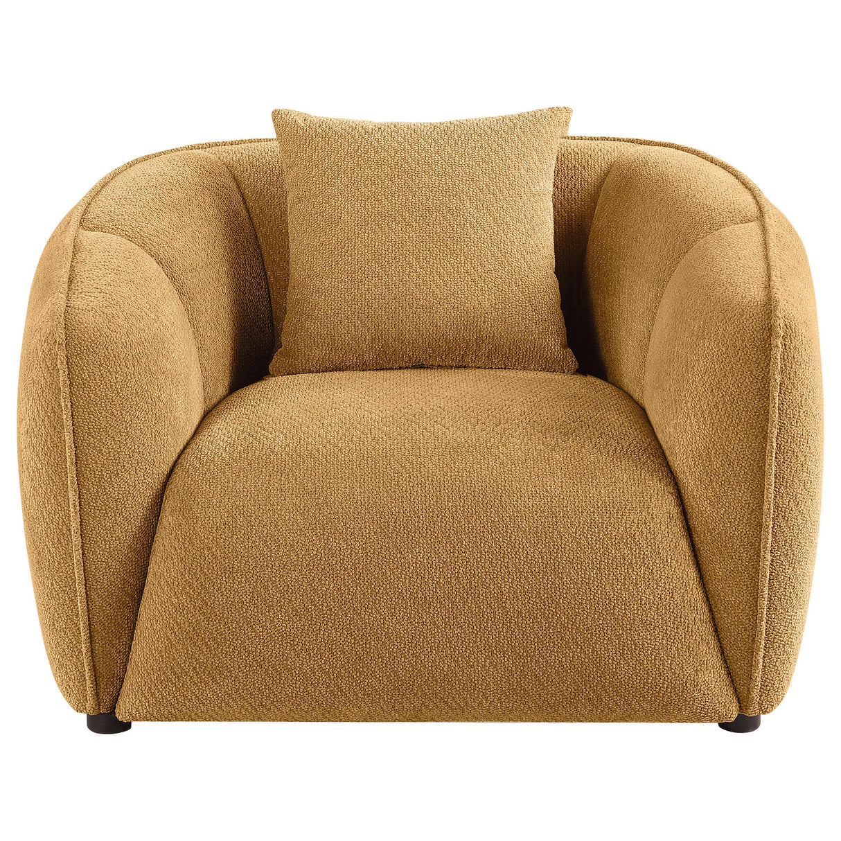  Coaster Furniture Aleisha 503063 Fabric Upholstered Accent Chair - Mustard Yellow IMAGE 9