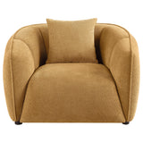  Coaster Furniture Aleisha 503063 Fabric Upholstered Accent Chair - Mustard Yellow IMAGE 9
