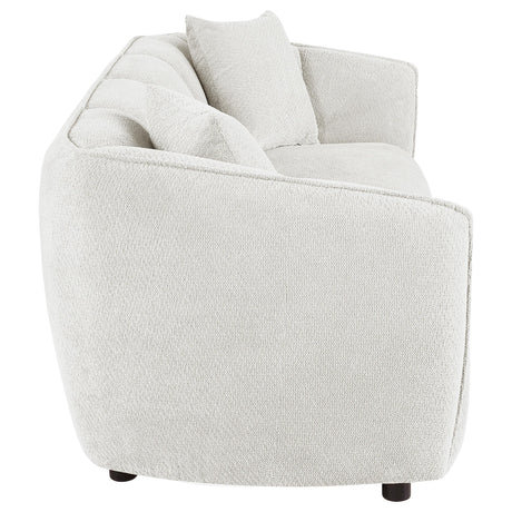  Coaster Furniture Aleisha 503064 Fabric Upholstered Sofa - Sand IMAGE 6
