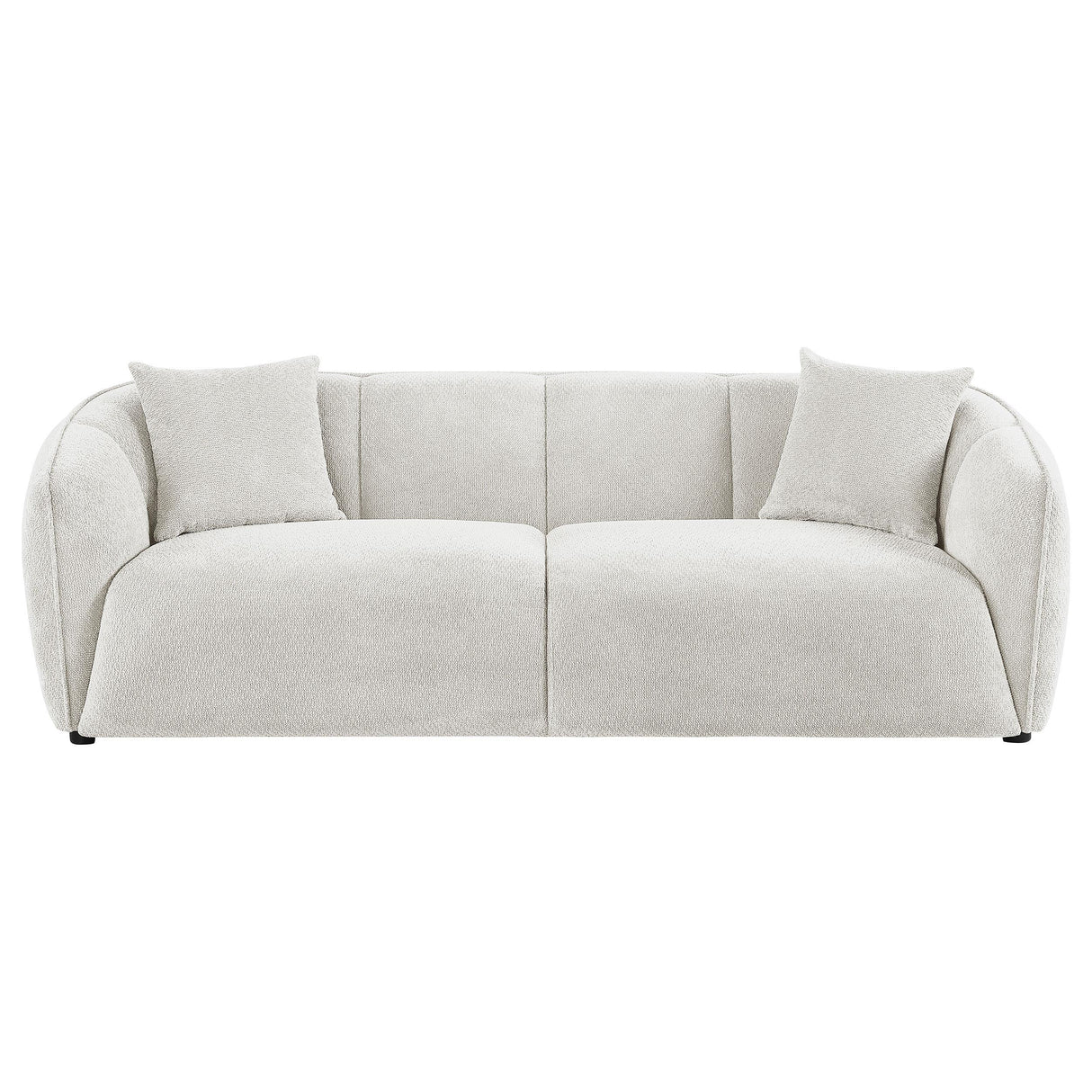  Coaster Furniture Aleisha 503064 Fabric Upholstered Sofa - Sand IMAGE 7