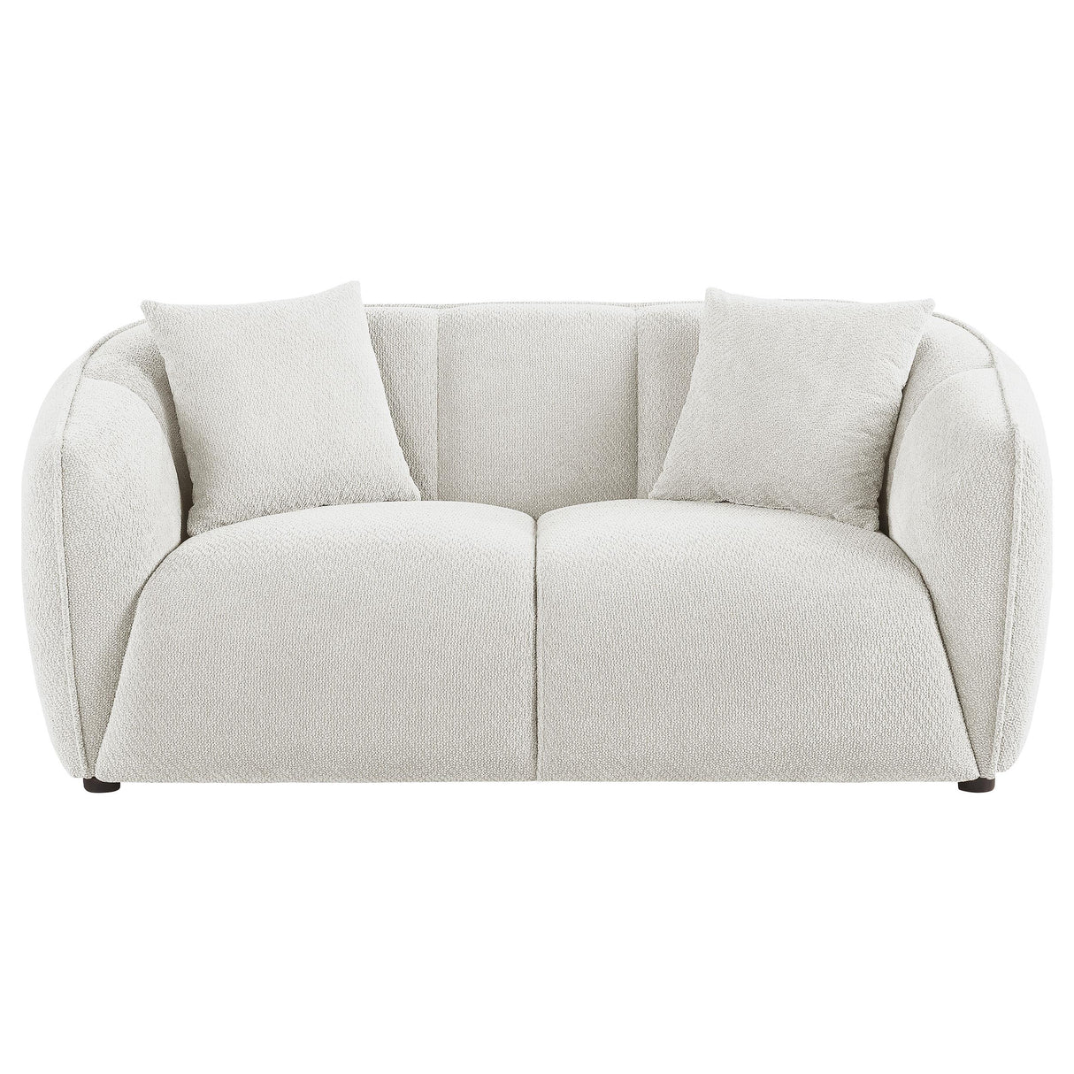  Coaster Furniture Aleisha 503065 Fabric Upholstered Loveseat - Sand IMAGE 11
