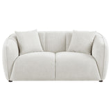  Coaster Furniture Aleisha 503065 Fabric Upholstered Loveseat - Sand IMAGE 11