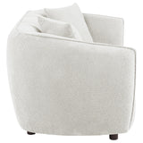  Coaster Furniture Aleisha 503065 Fabric Upholstered Loveseat - Sand IMAGE 4