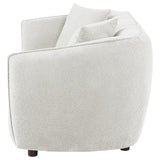  Coaster Furniture Aleisha 503065 Fabric Upholstered Loveseat - Sand IMAGE 7