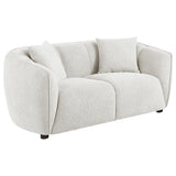  Coaster Furniture Aleisha 503065 Fabric Upholstered Loveseat - Sand IMAGE 9
