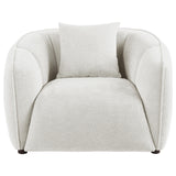 Coaster Furniture Aleisha 503066 Fabric Upholstered Accent Chair - Sand IMAGE 8