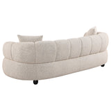  Coaster Furniture Whitney 503721 Contemporary Channel Tufted Woven Fabric Upholstered Sofa IMAGE 11