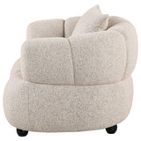 Coaster Furniture Whitney 503723 Contemporary Channel Tufted Woven Fabric Upholstered Accent Chair IMAGE 9