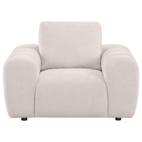  Coaster Furniture Burnett 504957 Chenille Upholstered Accent Chair - Ivory IMAGE 7