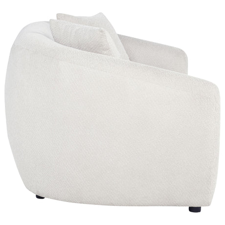  Coaster Furniture Isabella 504972 Fabric Upholstered Loveseat - Sand IMAGE 7