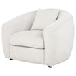  Coaster Furniture Isabella 504973 Fabric Upholstered Accent Chair - Sand IMAGE 1