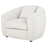  Coaster Furniture Isabella 504973 Fabric Upholstered Accent Chair - Sand IMAGE 1