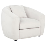  Coaster Furniture Isabella 504973 Fabric Upholstered Accent Chair - Sand IMAGE 3