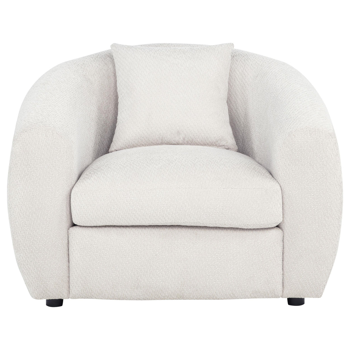  Coaster Furniture Isabella 504973 Fabric Upholstered Accent Chair - Sand IMAGE 8